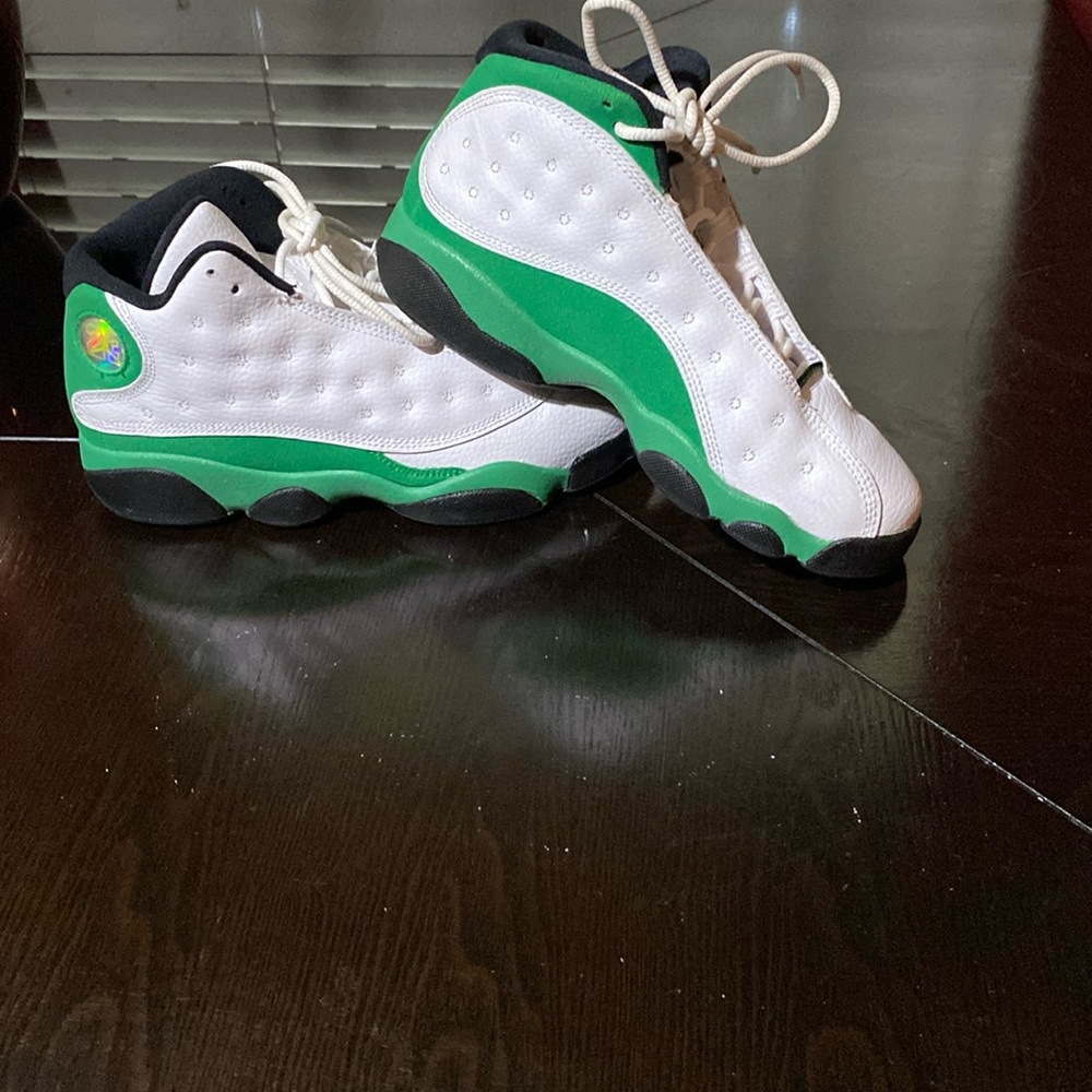 Kids Air Jordan Retro Lucky Green Size 3 US